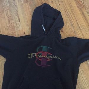 Supreme x Champion hoodie stacked C black size M